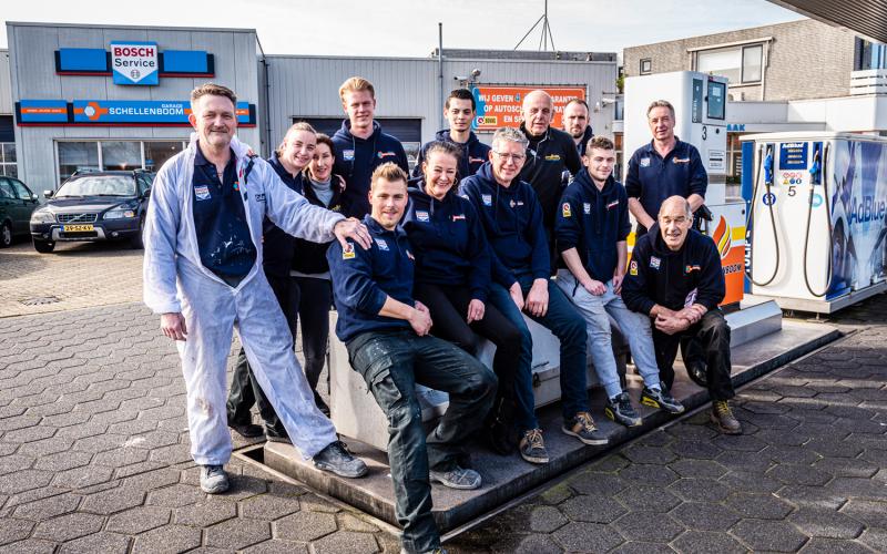 Het team van Bosch Car Service Schellenboom in Hoek van Holland